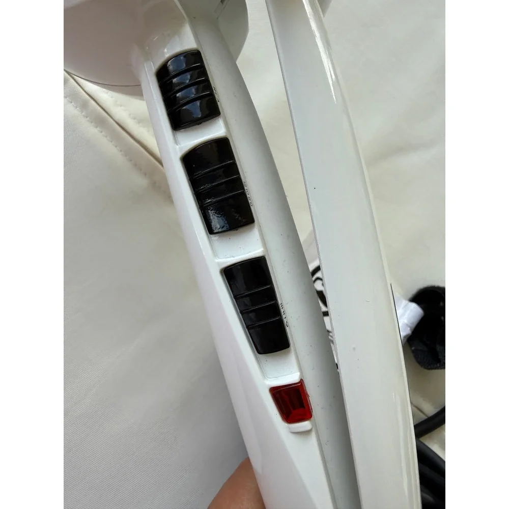 Lorion Automatic Hair Curler White Professional Ceramic Rotating Styling Tool